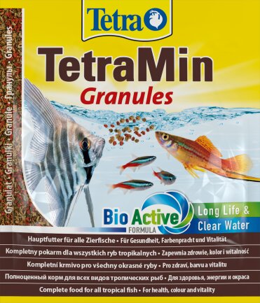 Корм Tetra Min Granules для акваріумних рибок, 15 г (гранули)