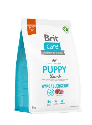 Сухий корм Brit Care Dog Hypoallergenic Puppy для цуценят, гіпоалергенний з ягням, 3 кг