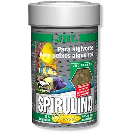 Основний корм преміум-класу JBL Spirulina для водоростеїдів, 100 мл