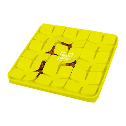 Килимок для пошуку корму WAUDOG Silicone, 205х205х17 мм, жовтий: додаткове фото 4