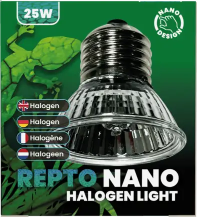 REPTO NANO HALOGEN LIGHT 25 WATT (R3100085) галогенна нано лампа для рептилій: додаткове фото 3