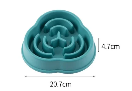 Миска-лабіринт WahoPet slow feeder пластикова, зелена: додаткове фото 2