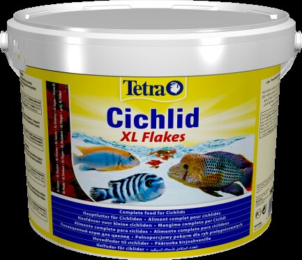 Корм Tetra Cichlid XL Flakes для рибок цихлід, 1,9 кг (пластівці) — Фото 1