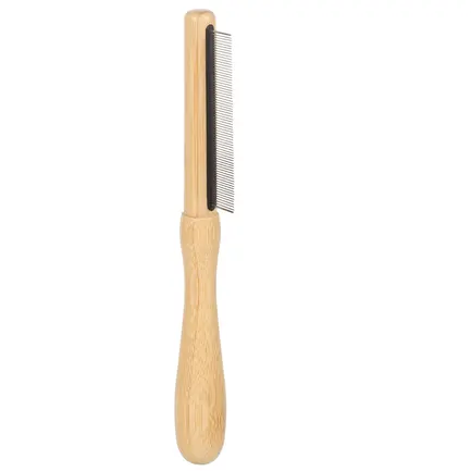 Flamingo Гребінець BAMBOO для вичісування бліх та гнид, зубів 69шт|21х3,5см