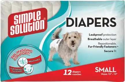 SS Disposable Diapers Small (12 p) /Гігієнічні підкладки для тварин малі по 12шт