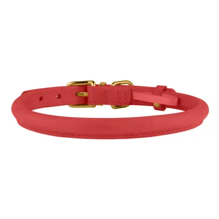 Нашийник для собак круглий шкіряний BronzeDog Crazy Рожевий L: додаткове фото 3