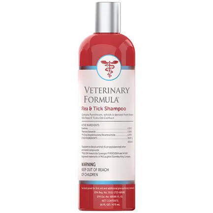Veterinary Formula Advanced Flea&Tick Shampoo ВЕТЕРИНАРНА ФОРМУЛА ШАМПУНЬ ВІД БЛІХ І КЛІЩІВ для собак і котів 0,473 л