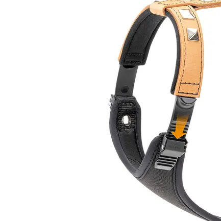 Ferplast GIOTTO P S HARNESS NAT LUXOR Шлея, шкіра: додаткове фото 3