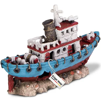 Декорація корабель Kruger Meier Shipwreck 28x9x18см (301220): додаткове фото 4