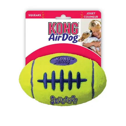 Іграшка AirDog Squeaker Football регбі м’яч для собак середніх і великих порід, L: додаткове фото 2