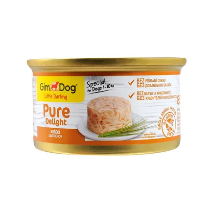Вологий корм GimDog LD Pure Delight для собак мініатюрних порід, з куркою, 85 г: додаткове фото 3