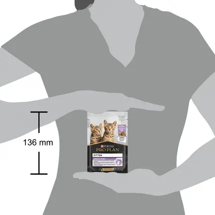 Вологий корм PRO PLAN Kitten Healthy Start для кошенят шматочки в паштеті з індичкою 75 г: додаткове фото 3
