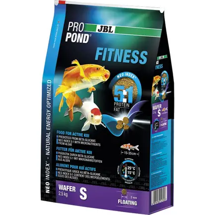 JBL (ДжБЛ) ProPond Fitness корм для стерляді та осетрових S, 2.5кг.