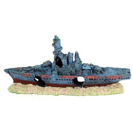 Декорація затонулий корабель Aqua Nova 23x4,5x11см (AN673): додаткове фото 6