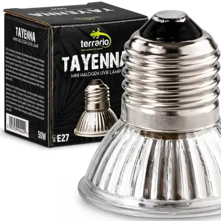 Лампа для тераріуму Terrario Tayenna 50W UVB 3.0 E27 для тропічних рептилій та амфібій: додаткове фото 5