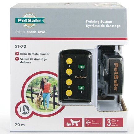 PetSafe Basic Remote Trainer ПЕТСЕЙФ БАЗОВИЙ ДИСТАНЦІЙНИЙ ТРЕНЕР електронний нашийник для собак, з пультом, до 70м 70 м