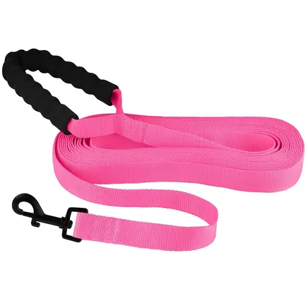 Повідець для Собак Bronzedog Active Нейлоновий з М'якою Ручкою Рожевий L: додаткове фото 2