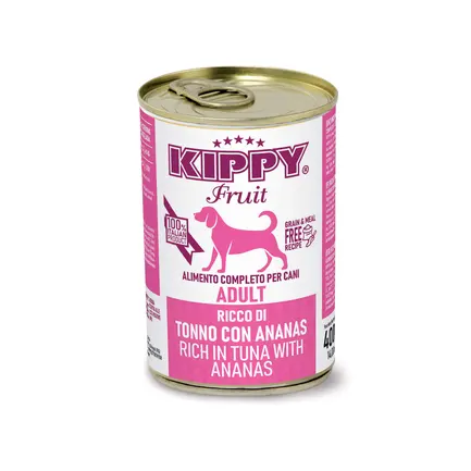 KIPPY FRUIT вологий корм для собак - паштет з тунцем та ананасами 400гр