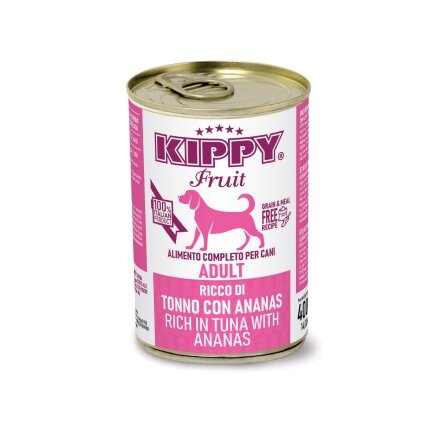 KIPPY FRUIT вологий корм для собак - паштет з тунцем та ананасами 400гр