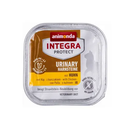 Корм вологий ветеринарний для котів Integra Protect Urinary Struvit dish with Chicken при сечокам'яній хворобі, з куркою, 100 г