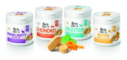 Вітаміни для собак Brit Vitamins Chondro для суглобів 60 таблеток: додаткове фото 3