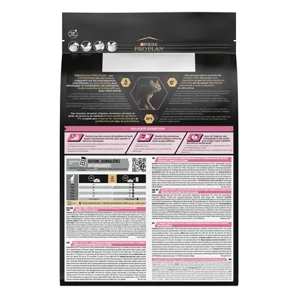Сухий корм PRO PLAN Adult 1+ Delicate Digestion для дорослих котів з чутливим травленням та вибагливих до їжі з ягням 3 кг: додаткове фото 3