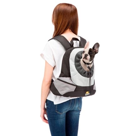 Ferplast KANGOO SM GREY BACKPACK Рюкзак для транспортування собак — Фото 2