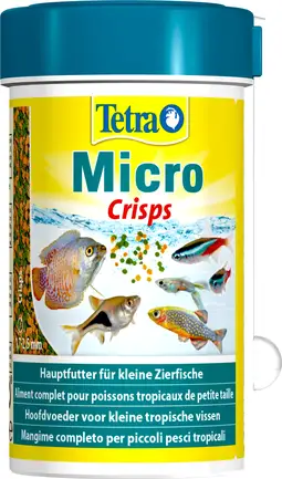 Корм Tetra Micro Crisps для акваріумних дрібних рибок, 100 мл (мікрочіпси)