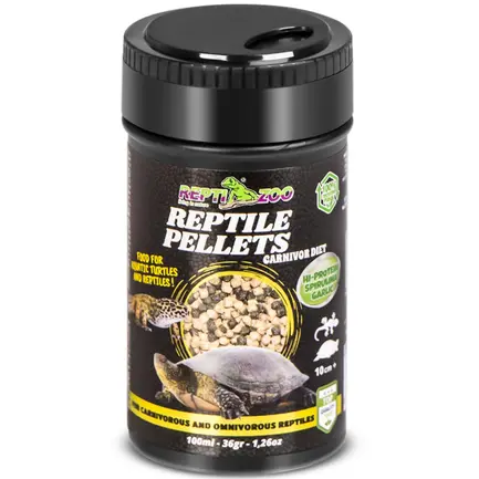 Корм і вітаміни для хижих рептилій Repti-Zoo Reptile Pellets 100мл.: додаткове фото 3