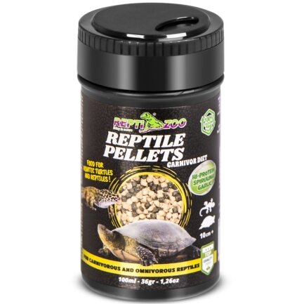 Корм і вітаміни для хижих рептилій Repti-Zoo Reptile Pellets 100мл. — Фото 2