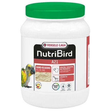 Versele-Laga NutriBird A21 ВЕРСЕЛЕ-ЛАГА НУТРІБЕРД A21 молоко для пташенят середніх папуг та інших видів птахів 0,8 кг