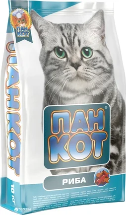 Сухий корм для котів Пан Кіт риба 10 кг