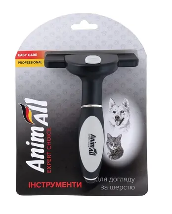 ТМ AnimAll Groom дешеддер L Сірий, MG9720