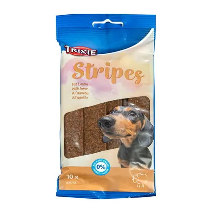 Ласощі Trixie Stripes Light для собак, ягня, 100 г: додаткове фото 3