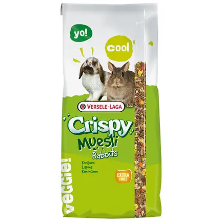 Versele-Laga Crispy Muesli Rabbits Cuni ВЕРСЕЛЕ-ЛАГА КРІСПІ МЮСЛІ КРОЛИК корм для карликових кроликів 20 кг