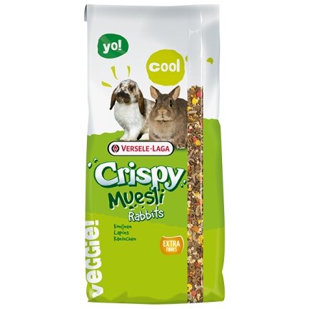 Versele-Laga Crispy Muesli Rabbits Cuni ВЕРСЕЛЕ-ЛАГА КРІСПІ МЮСЛІ КРОЛИК корм для карликових кроликів 20 кг