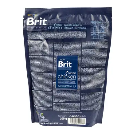 Сухий корм Brit Premium Cat by Nature Kitten для кошенят, з куркою, 300 г: додаткове фото 3