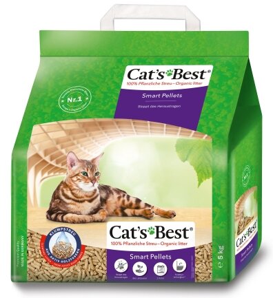 Наповнювач Cat’s Best Smart Pellets для котячого туалету, деревний, 10л/5кг