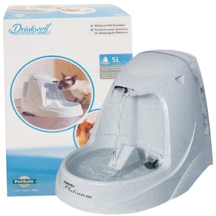 PetSafe Drinkwell Platinum Pet Fountain автоматичний фонтанчик поїлка для собак, 5 л 5 л