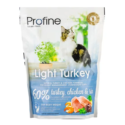 Сухий корм Profine Light для котів із зайвою вагою, з індичкою та куркою, 300 г: додаткове фото 3