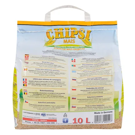 Наповнювач Chipsi Mais для дрібних тварин, кукурудзяний, 10 л: додаткове фото 3