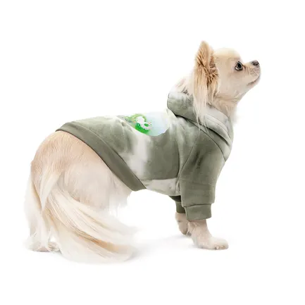 Худi Pet Fashion Gray для собак розмір XS темно-зелений: додаткове фото 3
