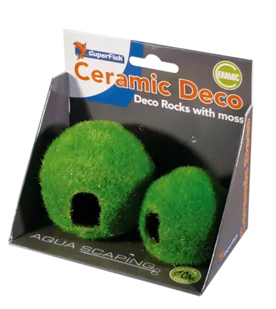 Декорація для акваріума SF FISH HOME WITH MOSS 2 PCS (A4040600)