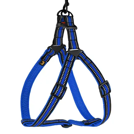 Шлея для Собак BronzeDog Mesh Стандарт Синя L: додаткове фото 2