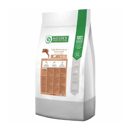 Nature's Protection High Performance Extra Lamb Adult Сухий корм для дорослих активних собак середніх і великих порід з ягням, 18 кг