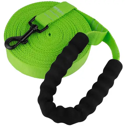 Повідець для Собак Bronzedog Active Нейлоновий з М'якою Ручкою Салатовий M: додаткове фото 3