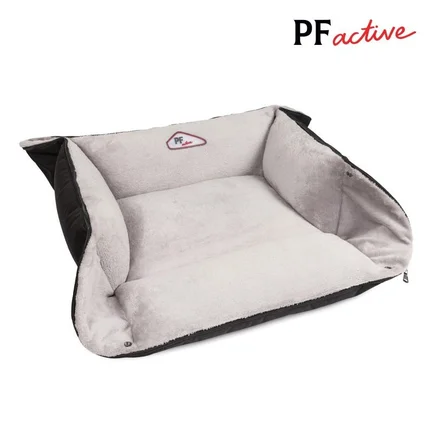 Лежак-трансформер Pet Fashion «Simon» для собак, 52х42х18 см, сірий/чорний: додаткове фото 7