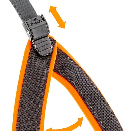 Ferplast AGILA FLUO 6 ORANGE Шлея, нейлон: додаткове фото 5