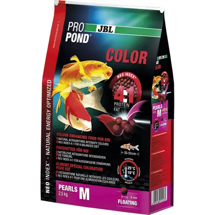 JBL (ДжБЛ) ProPond Color корм пластівці для всіх видів ставкової риби M, 5.0кг.