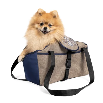 Сумка-переноска Pet Fashion Linen для собак, 38х32х22 см: додаткове фото 2